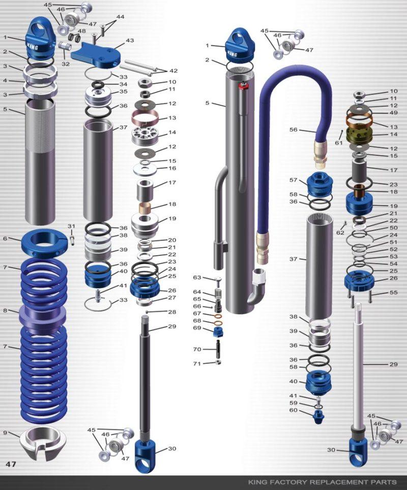 King Shocks Bearing Spacer 1.750 Mnt Width X .750 Bolt - Corvette Realm