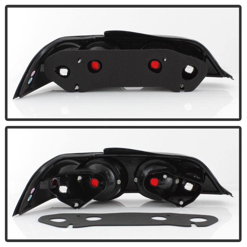 Spyder Acura RSX 02-04 Euro Style Tail Lights Black ALT-YD-ARSX02-BK - Corvette Realm