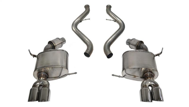 Corsa 08-12 BMW M3 Convertible E93 Polished Sport Cat-Back Exhaust - Corvette Realm