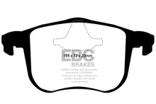 Load image into Gallery viewer, EBC 06-11 Saab 9-3 2.0 Turbo (Aero) Yellowstuff Front Brake Pads - Corvette Realm