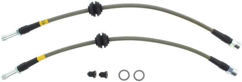 StopTech 09 Audi A4 Sedan / 08-10 A5-S5 Rear Stainless Steel Brake Line Kit - Corvette Realm