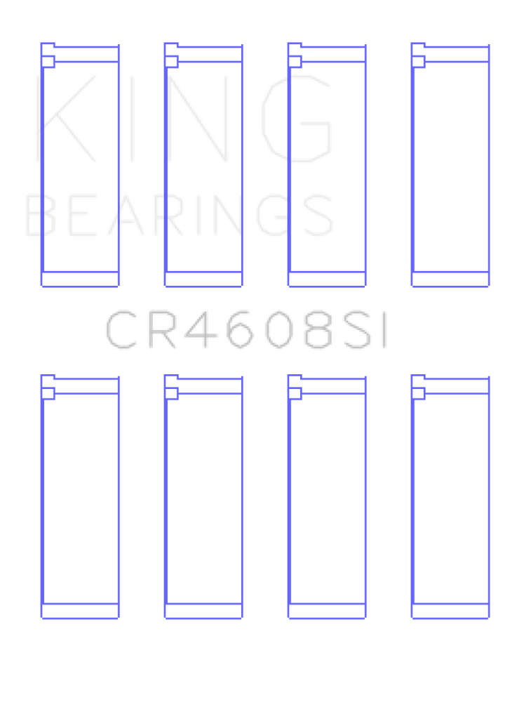 King Toyota 2ZZ-GE Connecting Rod Bearing Set (Set of 4) - Size STD
