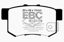 Load image into Gallery viewer, EBC 05-06 Honda CR-V 2.4 Greenstuff Rear Brake Pads - Corvette Realm