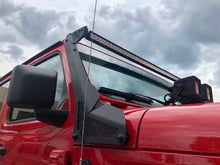 Load image into Gallery viewer, Go Rhino 18-20 Jeep Wrangler JL/JLU/Gladiator JT XE Windshield Light Bar Mount - 50in Single Row - Corvette Realm