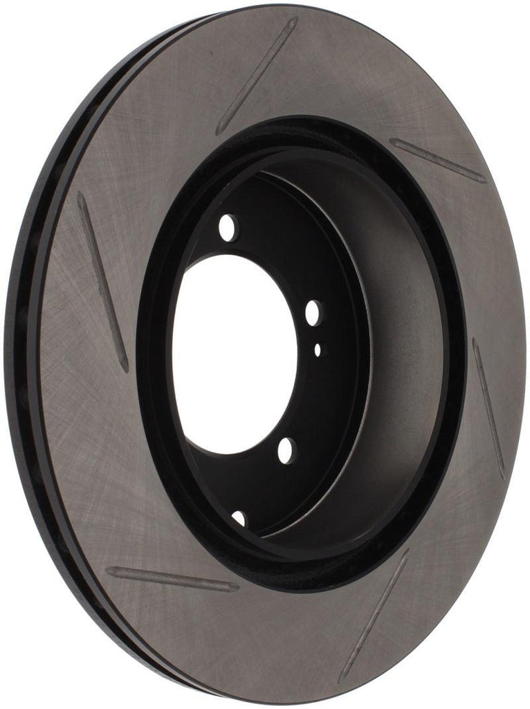 StopTech Power Slot 03-06 Evo 8 & 9 Slotted Left Rear Rotor - Corvette Realm