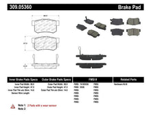 Load image into Gallery viewer, StopTech Performance 08-10 Honda Accord EX/EX-L Coupe / 08-10 LX/LX-P/LX+ Sedan Rear Brake Pads - Corvette Realm