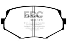 Load image into Gallery viewer, EBC 94-01 Mazda Miata MX5 1.8 Greenstuff Front Brake Pads - Corvette Realm