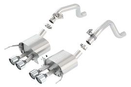 Borla 14-19 Chevy Corvette C7 w/ AFM w/o NPP S Type Axle-Back Exhaust Quad Rd RL Tips