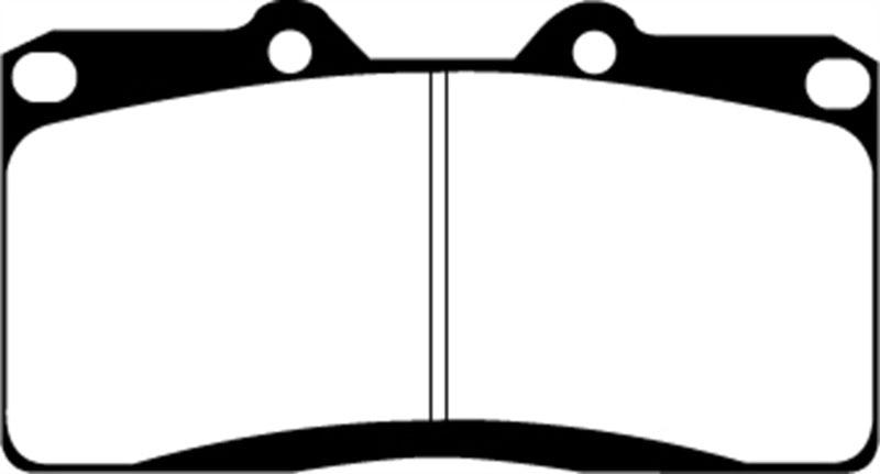 EBC 91-93 Dodge Stealth 3.0 4WD Redstuff Front Brake Pads - Corvette Realm