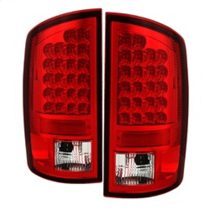 Spyder Dodge Ram 02-06 1500/Ram 2500/3500 03-06 LED Tail Light Red Clear ALT-YD-DRAM02-LED-RC - Corvette Realm