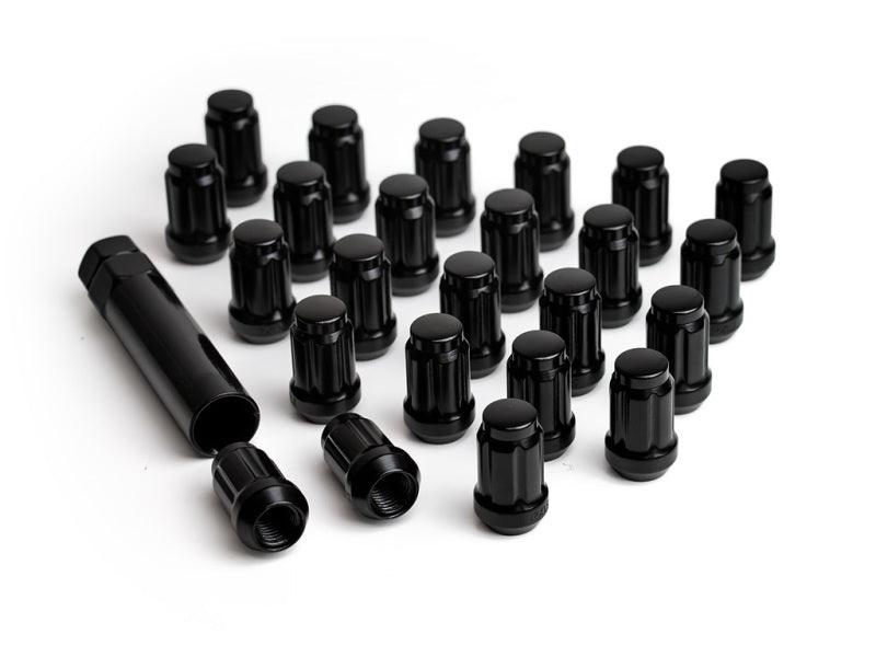 ICON Alloys Lug Nut Kit Black - 12x1.5 - 24 Lug Nuts w/ Key - Corvette Realm