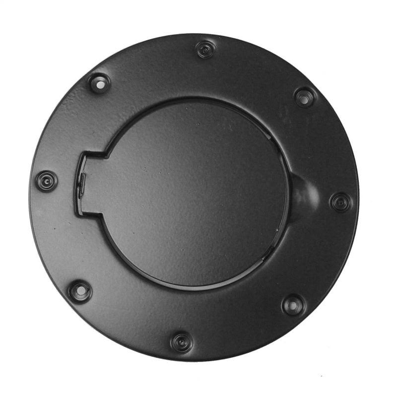 Rugged Ridge 97-06 Jeep Wrangler TJ Black Non-Locking Gas Cap Door - Corvette Realm