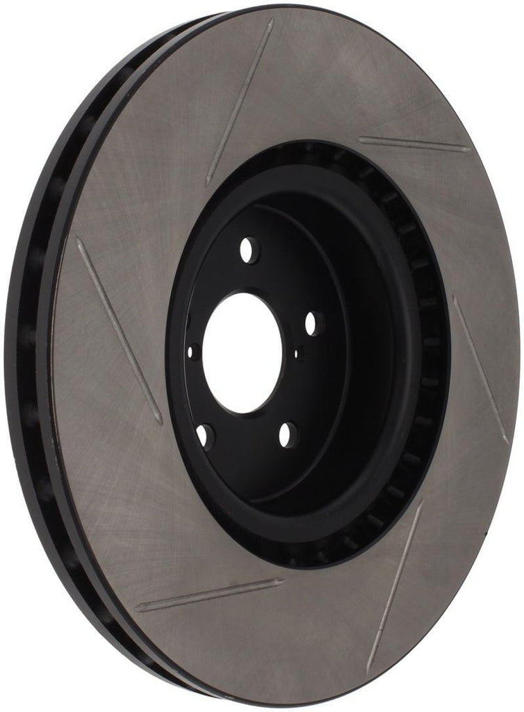 StopTech Power Slot 04 STi Front Right SportStop Slotted Rotor - Corvette Realm