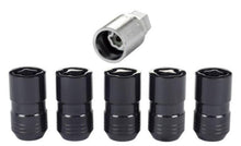 Load image into Gallery viewer, McGard Wheel Lock Nut Set - 5pk. (Cone Seat) M14X1.5 / 22mm Hex / 1.639in OAL - Black - Corvette Realm