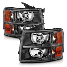 Load image into Gallery viewer, ANZO 2007-2013 Chevrolet Silverado Crystal Headlights Black - Corvette Realm