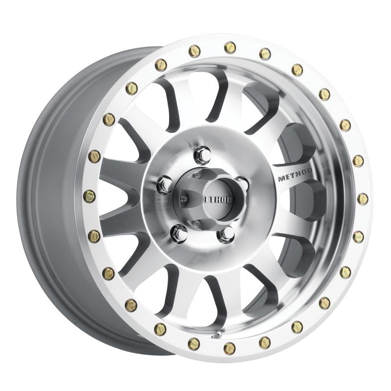 Method MR304 Double Standard 17x8.5 0mm Offset 5x5.5 108mm CB Machined/Clear Coat Wheel - Corvette Realm