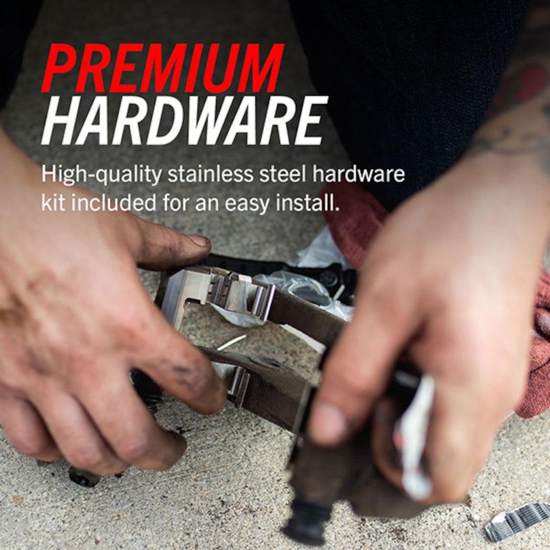 Power Stop 15-19 Ford Mustang Front Z26 Extreme Street Brake Pads w/Hardware - Corvette Realm