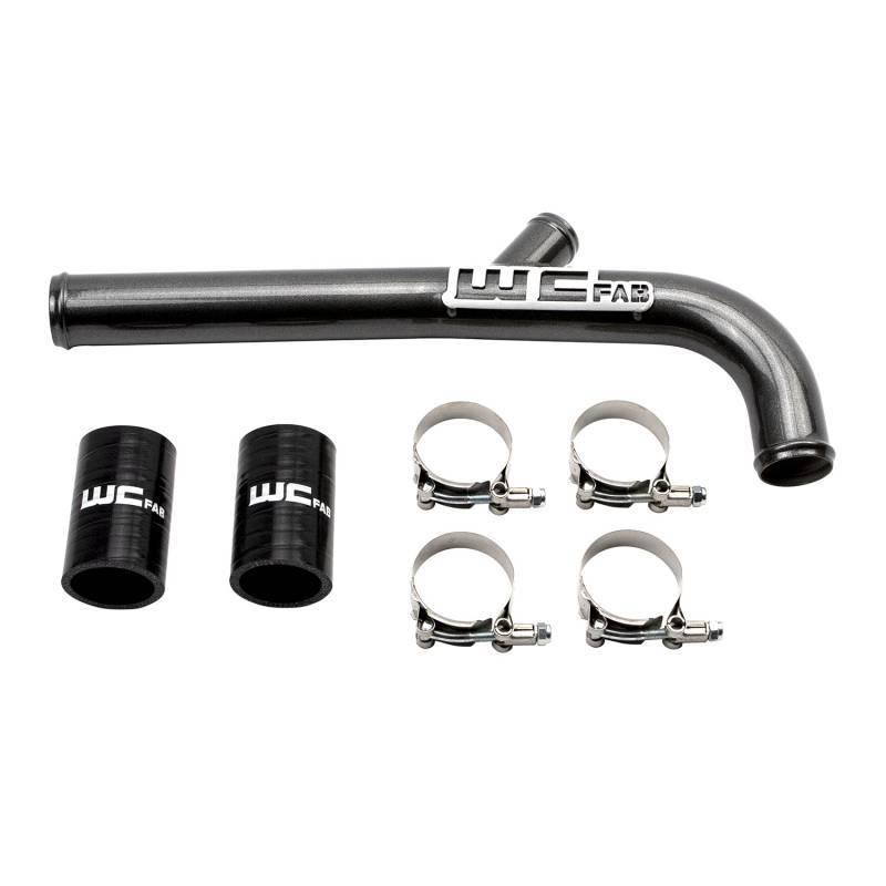 Wehrli 13-15 Dodge Cummins 6.7L w/Dual Radiator Upper Coolant Pipe - Bengal Red - Corvette Realm