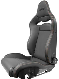 Sparco Seat SPX Special Edition Black/Red w/ Gloss Carbon Shell - Right