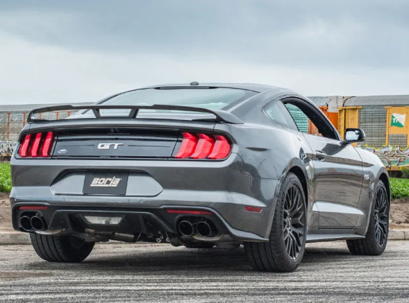 Borla 18-23 Ford Mustang GT 5.0L AT/MT 2.5in S-Type Axle Back Exhaust w/ Valves - Black Chrome Tips