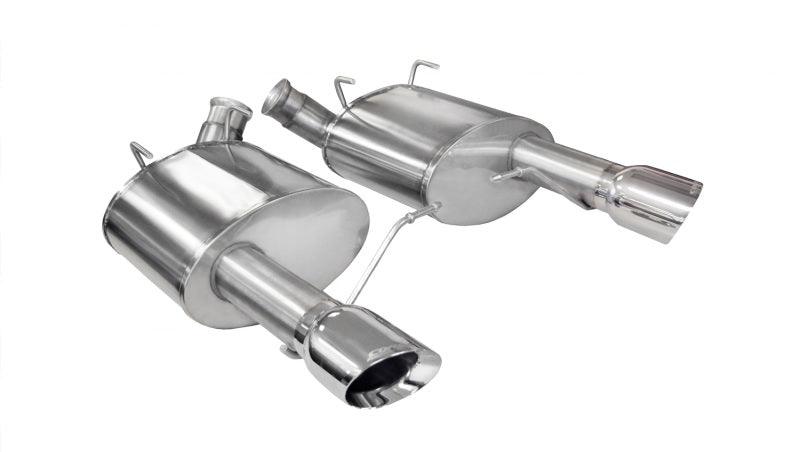 Corsa 11-14 Ford Mustang GT/Boss 302 5.0L V8 Polished Xtreme Axle-Back Exhaust - Corvette Realm