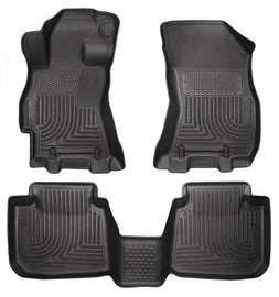 Husky Liners 2015 Subaru Legacy/Outback Weatherbeater Black Front & 2nd Seat Floor Liners - Corvette Realm