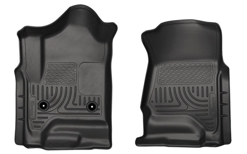 Husky Liners 14 Chevrolet Silverado/GMC Sierra 1500 Weatherbeater Black Front Floor Liners - Corvette Realm