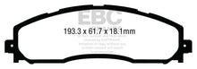 Load image into Gallery viewer, EBC 13+ Ford F250 (inc Super Duty) 6.2 (2WD) Yellowstuff Rear Brake Pads - Corvette Realm
