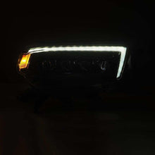 Load image into Gallery viewer, AlphaRex 10-13 Toyota 4Runner NOVA LED Proj Headlights Plank Style Alpha Black w/Seq Signal/DRL - Corvette Realm