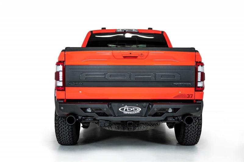 Addictive Desert Designs 2022+ Ford Raptor Stealth Fighter R Bumper w/ 2 Cube Lights - Hammer Black - Corvette Realm