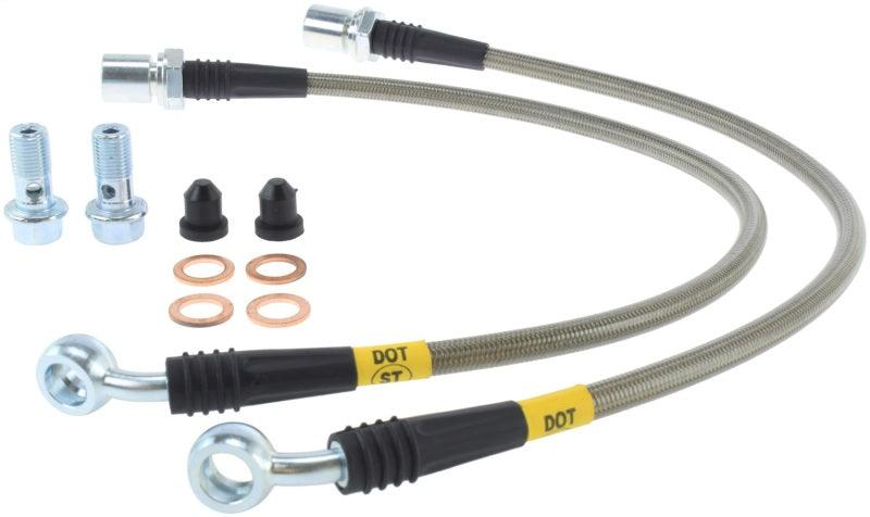 StopTech 01-06 Lexus LS430 Front Stainless Steel Brake Lines - Corvette Realm