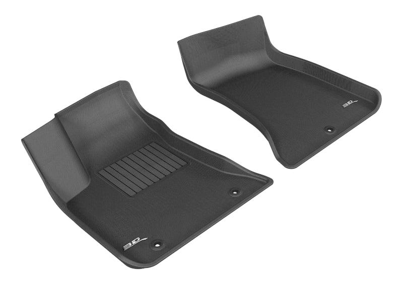 3D MAXpider 2011-2020 Dodge/Chrysler Charger Rwd/300/300C Rwd Kagu 1st Row Floormat - Black - Corvette Realm