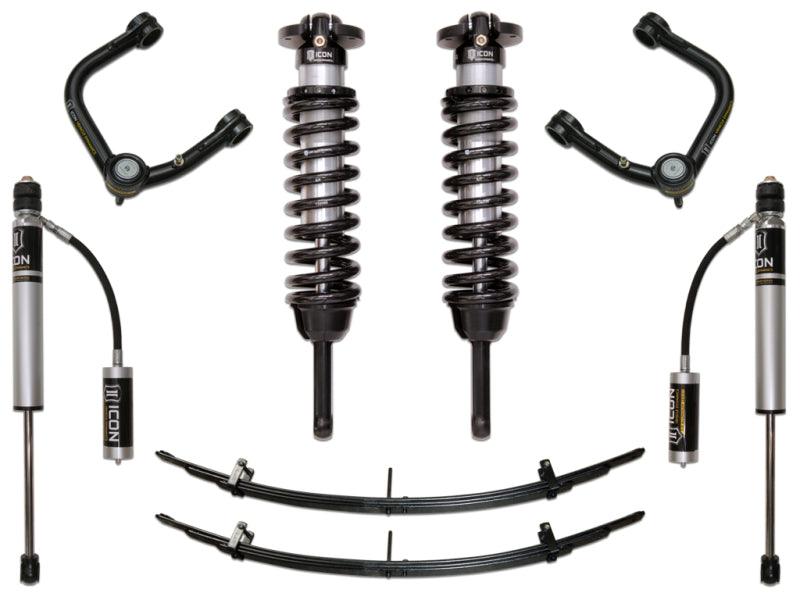 ICON 05-15 Toyota Tacoma 0-3.5in/2016+ Toyota Tacoma 0-2.75in Stg 3 Suspension System w/Tubular Uca - Corvette Realm