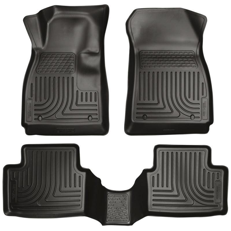 Husky Liners 14 Mazda 6 Touring/Grand Touring/Sport Weatherbeater Black Front & 2nd Seat Floor Liner - Corvette Realm