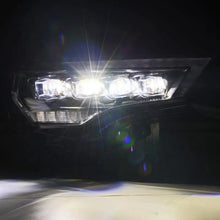 Load image into Gallery viewer, AlphaRex 14-22 Toyota 4Runner (2021 Req. Conv) NOVA LED Proj HL Blk w/Actv Light &amp; Seq. Sig + SB DRL - Corvette Realm