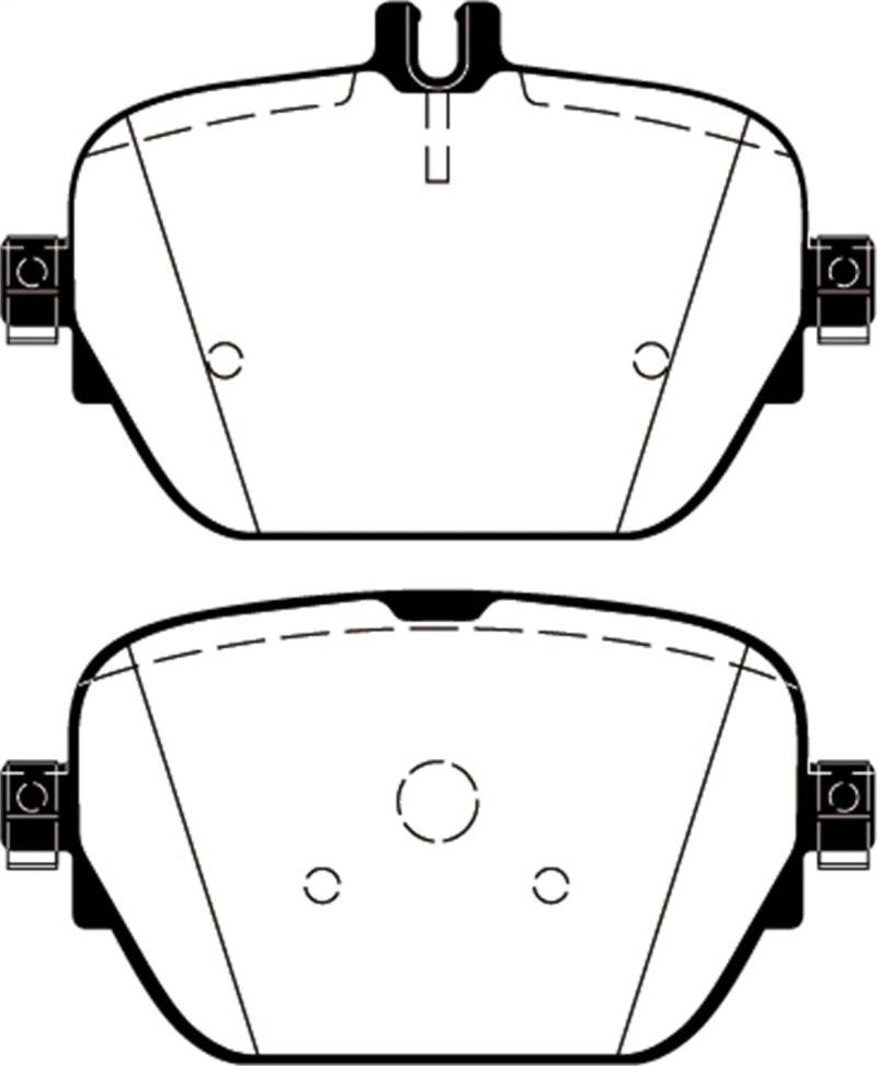 EBC 2019+ Mercedes-Benz CLS53 AMG (C257) 3.0L Turbo Redstuff Rear Brake Pads - Corvette Realm