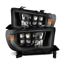 Load image into Gallery viewer, AlphaRex 07-13 Toyota Tundra NOVA LED Proj Headlights Alpha-Black w/Activ Light/Seq Signal/DRL - Corvette Realm