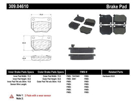 StopTech Performance 06-07 WRX Rear Brake Pads - Corvette Realm