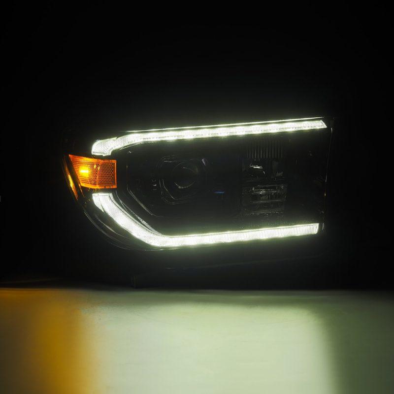 AlphaRex 07-13 Toyota Tundra/08-17 Toyota Sequoia G2 PRO-Series Projector Headlights Alpha-Black - Corvette Realm