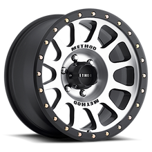 Load image into Gallery viewer, Method MR305 NV 17x8.5 25mm Offset 6x5.5 108mm CB Machined/Black Street Loc Wheel