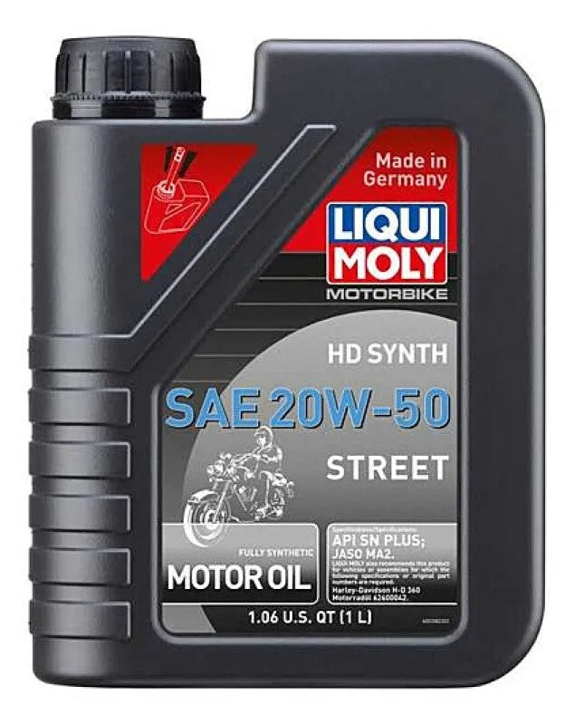 LIQUI MOLY 1L Motorbike HD Synth SAE 20W50 Street