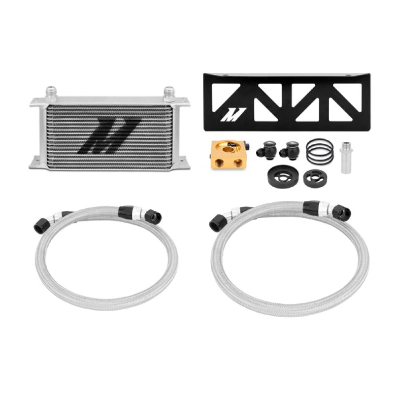 Mishimoto 13+ Subaru BRZ/Scion FR-S Thermostatic Oil Cooler Kit - Silver - Corvette Realm