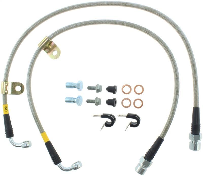 StopTech 05 Chrysler 300C 5.7L V8 w/ Vented Rear Disc Stainless Steel Front Brake Lines - Corvette Realm