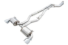 Load image into Gallery viewer, AWE 2020 Toyota Supra A90 Resonated Touring Edition Exhaust - 5in Chrome Silver Tips - Corvette Realm