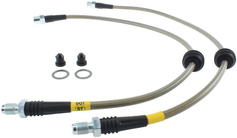 StopTech 08-13 Mini Cooper / 11-14 Mini Countryman Stainless Steel Front Brake Lines - Corvette Realm