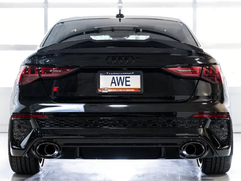 AWE Tuning Audi 22-23 8Y RS3 Cat-Back SwitchPath Exhaust (No Tips) - Corvette Realm