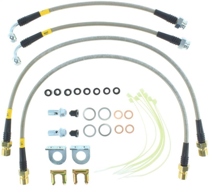 StopTech 12-14 Ford Raptor Stainless Steel Rear Brake Lines - Corvette Realm