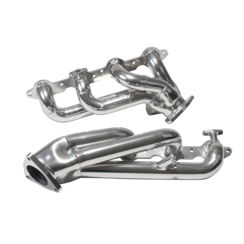 BBK 99-04 GM Truck SUV 4.8 5.3 Shorty Tuned Length Exhaust Headers - 1-3/4 Silver Ceramic - Corvette Realm