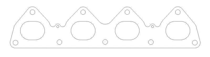 Cometic Honda All H22S 92-01 .030 inch MLS Exhaust Manifold Gasket 1.770 inch X 1.380 inch Port - Corvette Realm