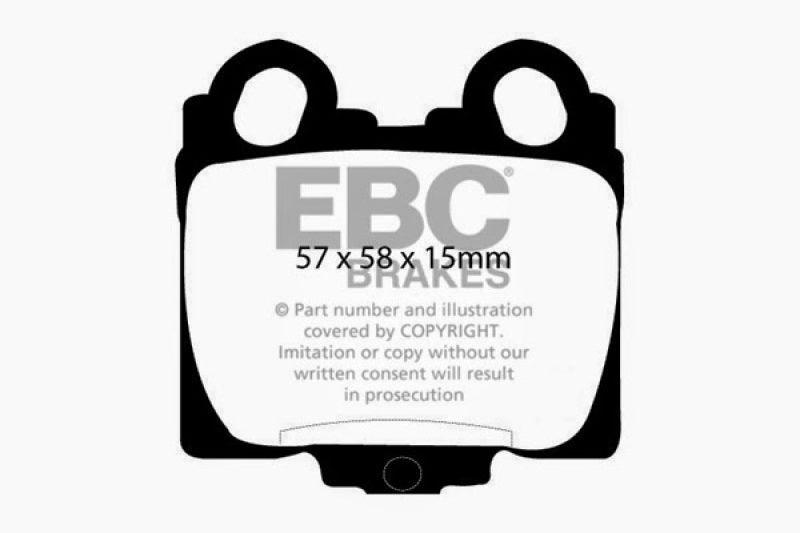 EBC 98-05 Lexus GS300 3.0 Greenstuff Rear Brake Pads - Corvette Realm